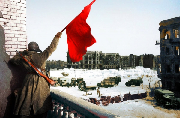 Сталинград – гордая память истории. 10 апреля
